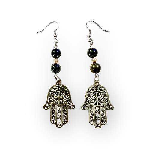 hamsa earrings