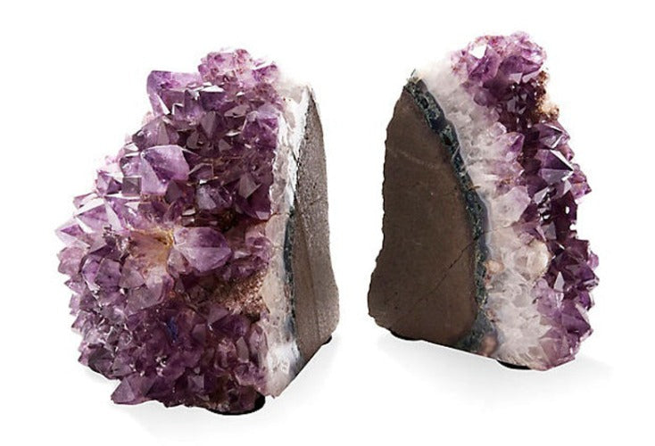 Amethyst Bookends (pair)